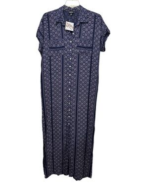 NWT LuLaRoe Supply Rayon Button Front Maxi Shirt Prototype Dress